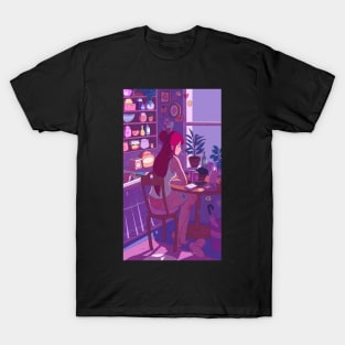 Lofi kitchen (night time) T-Shirt